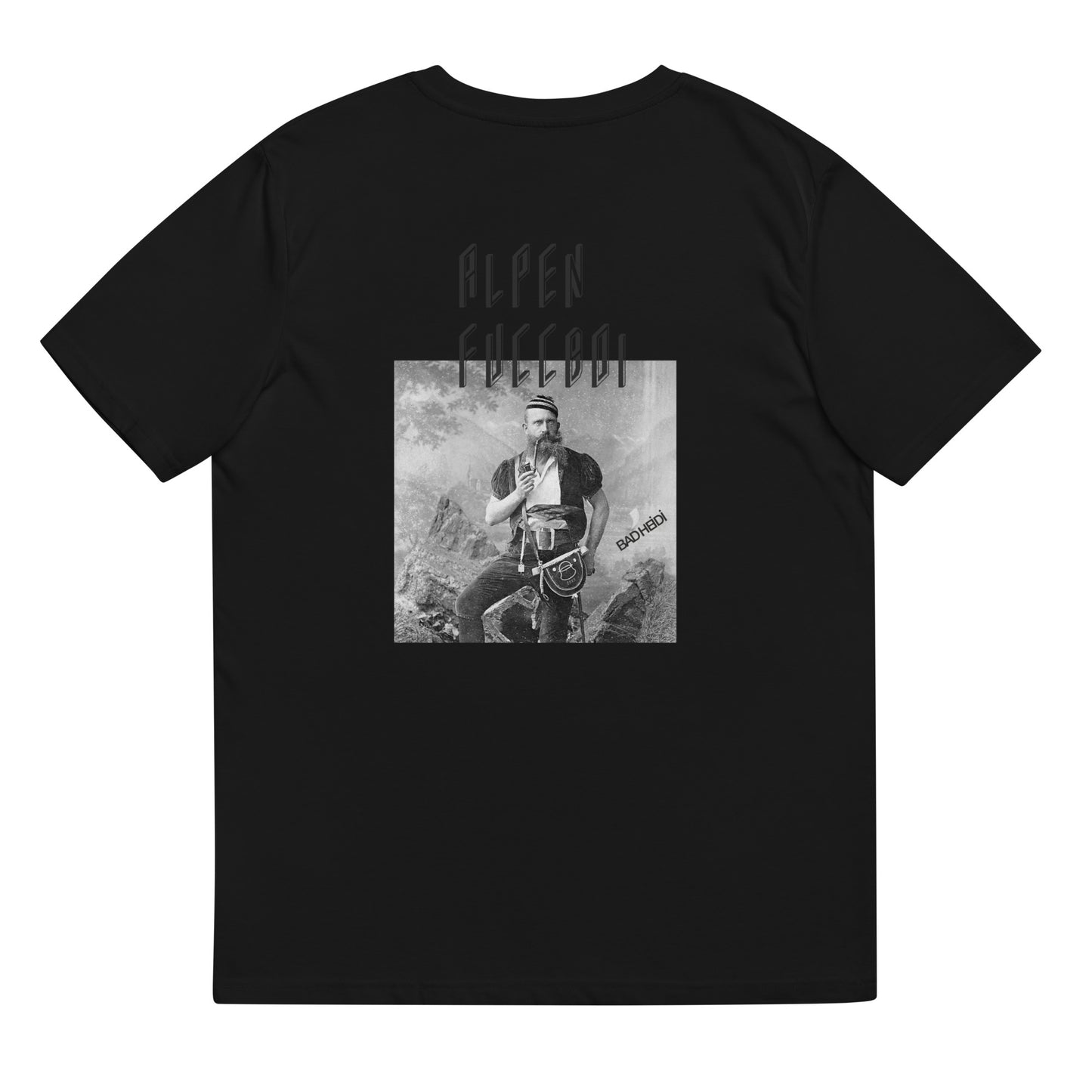 Unisex organic cotton t-shirt ALPEN FUCCBOI AF