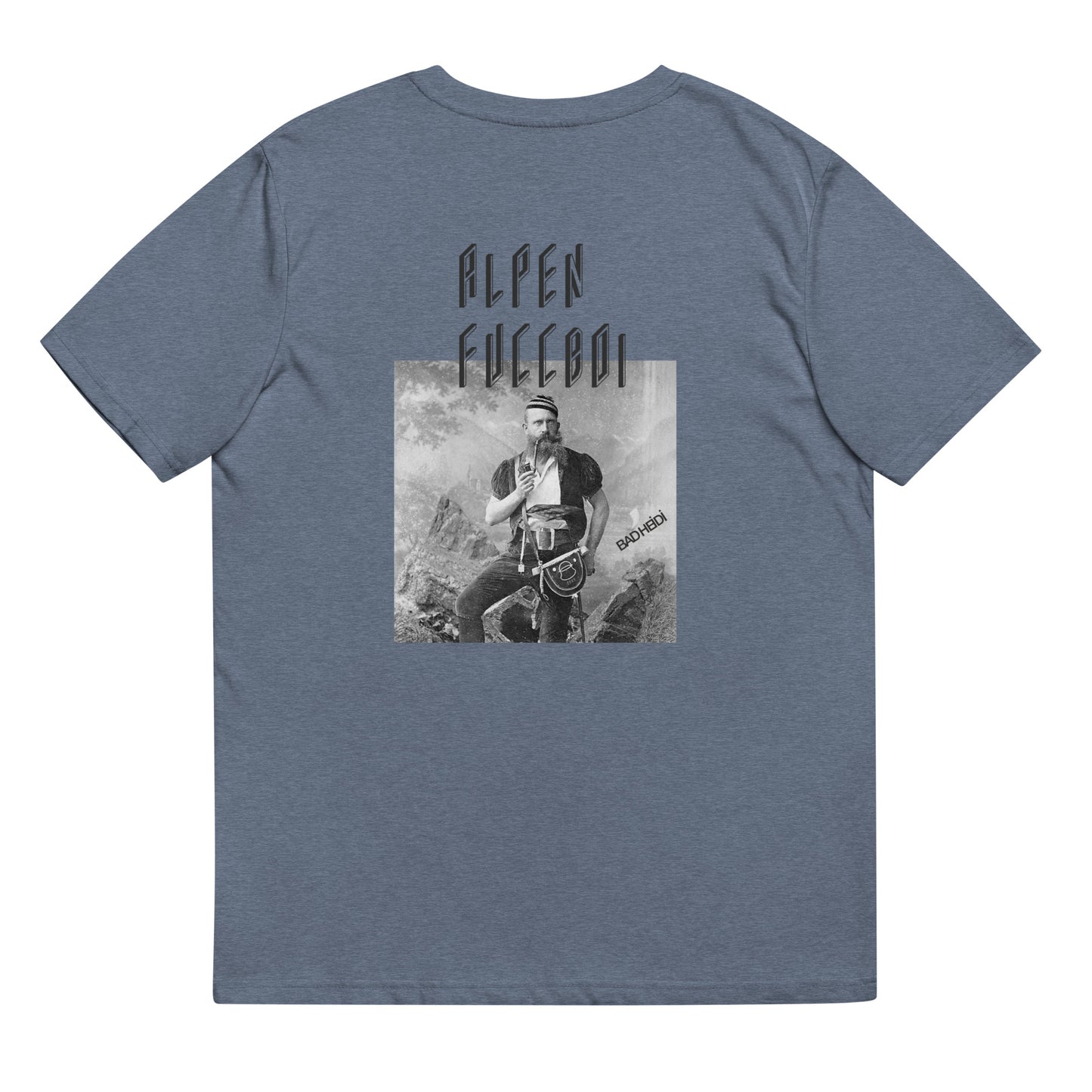 Unisex organic cotton t-shirt ALPEN FUCCBOI AF