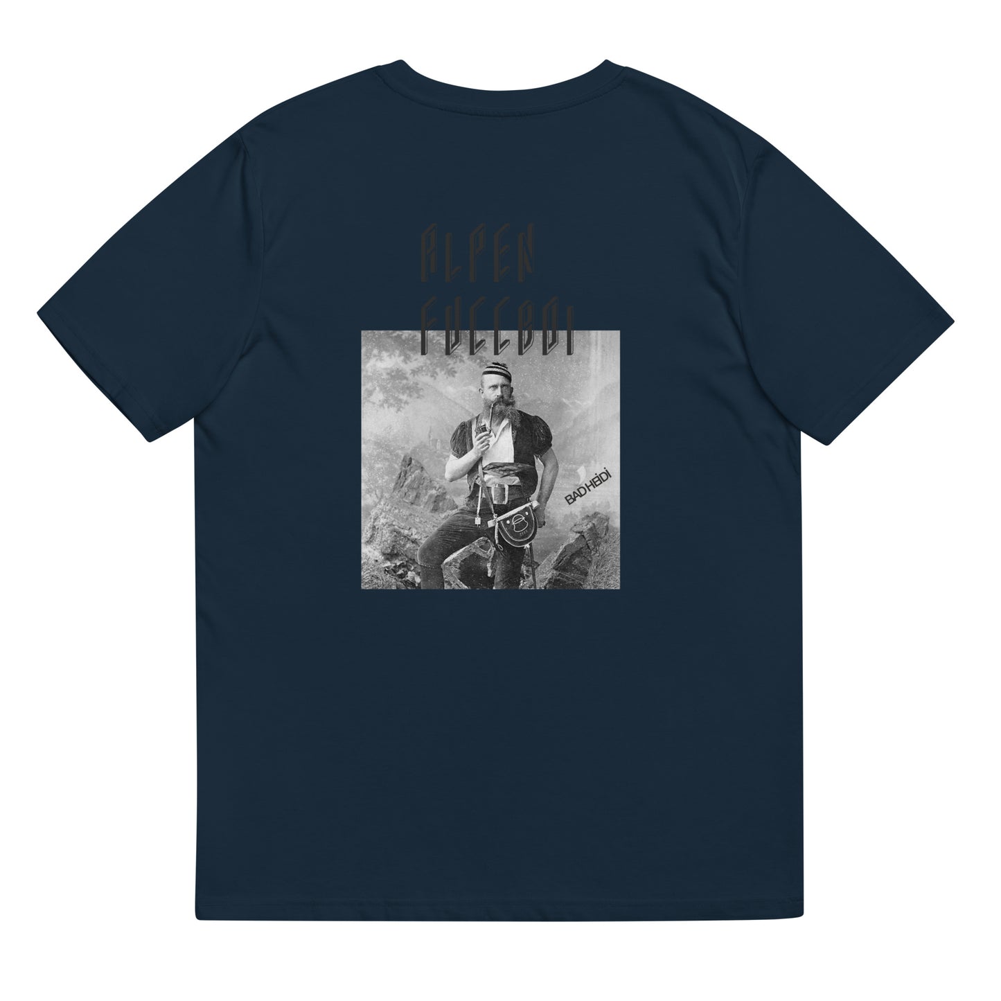 Unisex organic cotton t-shirt ALPEN FUCCBOI AF