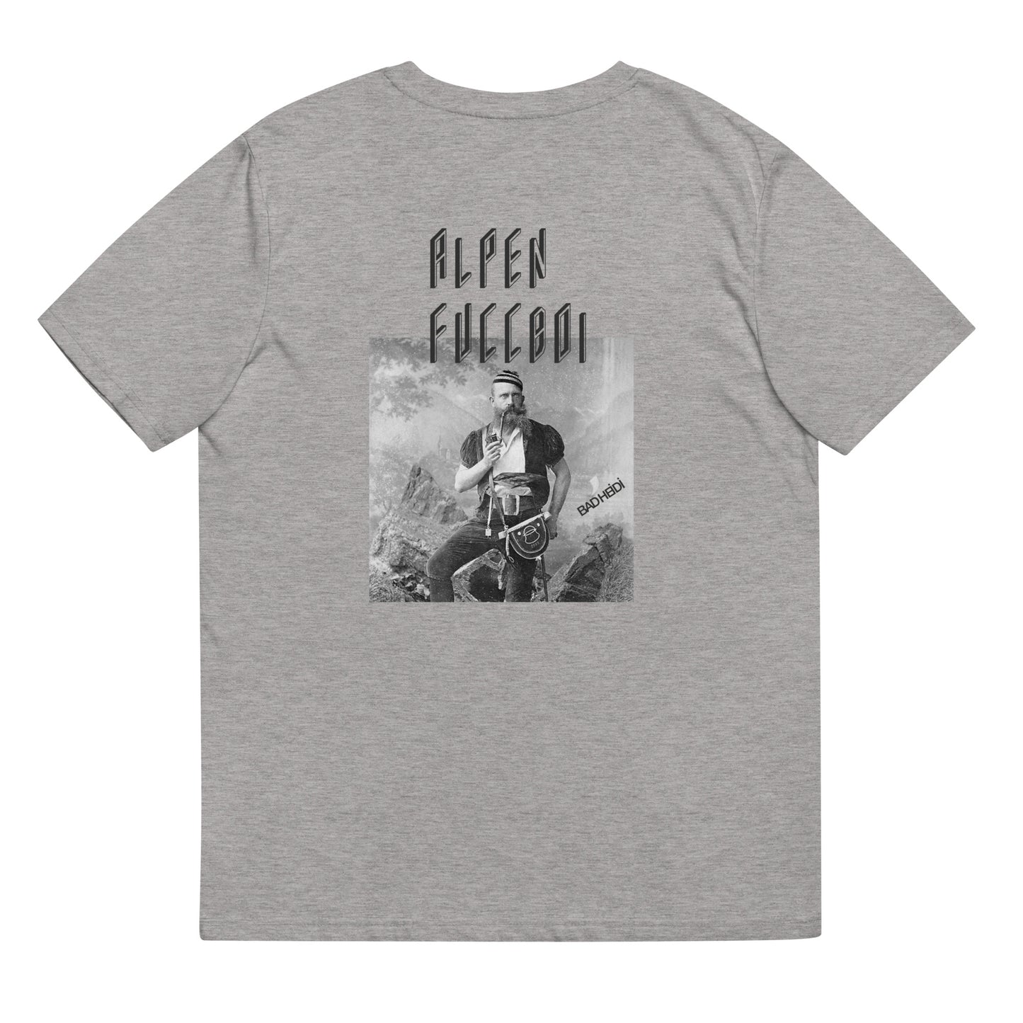 Unisex organic cotton t-shirt ALPEN FUCCBOI AF