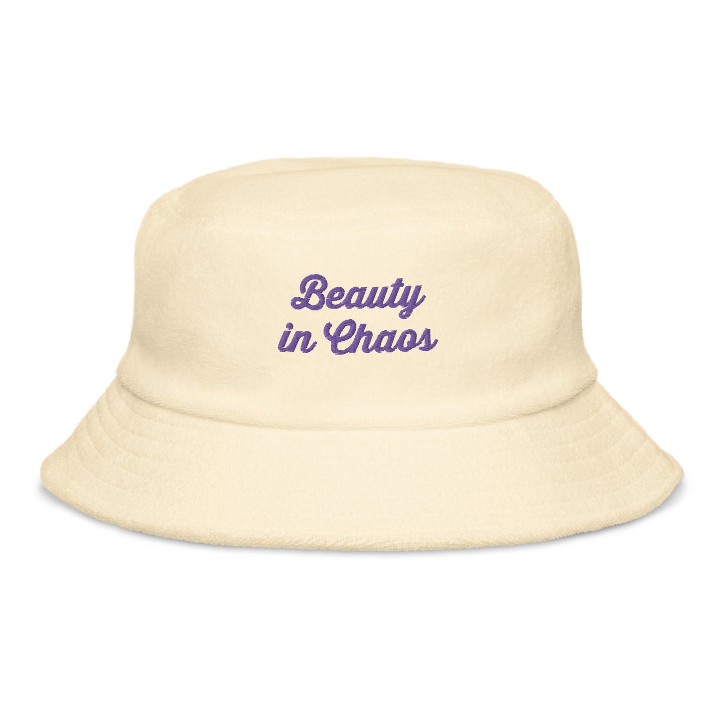 Unstructured terry cloth bucket hat BEAUTY